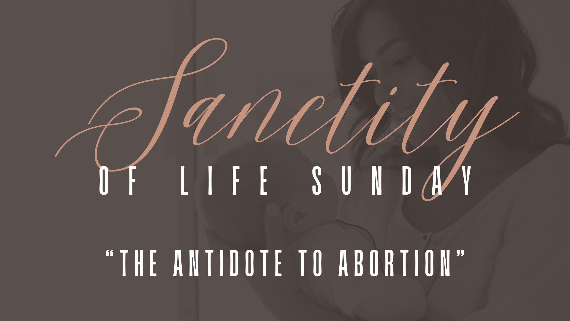 “The Antidote to Abortion”